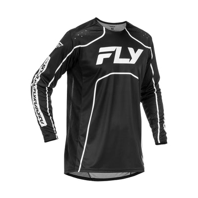 Fly Racing Rayce BMX Race Jersey-Black/White