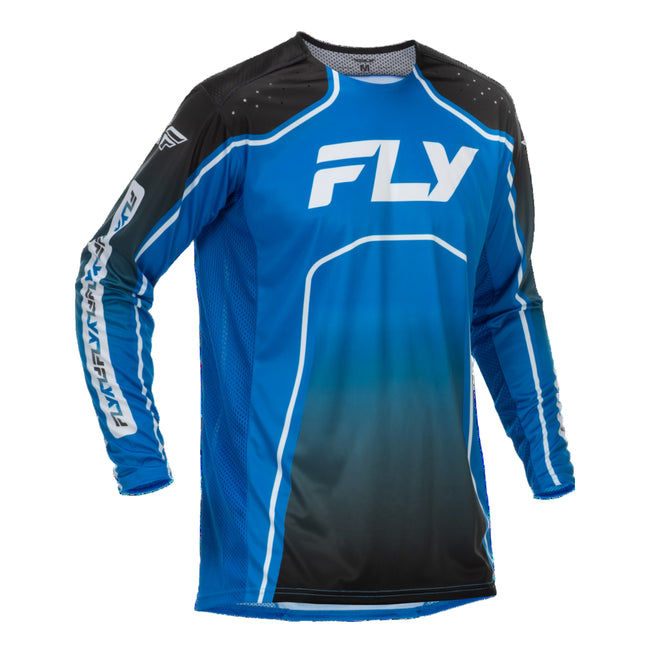 Fly Racing Rayce BMX Race Jersey-Blue/Black/White - 1