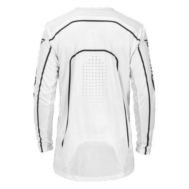 Fly Racing Rayce BMX Race Jersey-White/Black - 2
