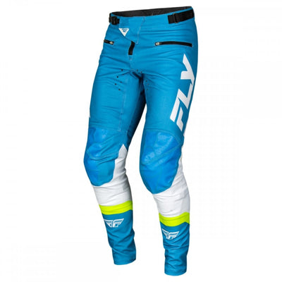 Fly Racing Rayce BMX Race Pants-Blue/White/Lime