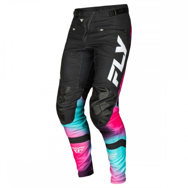 Fly Racing Rayce BMX Race Pants-Fuschia/Black/Teal - 1