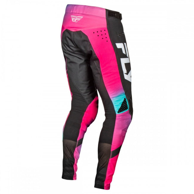 Fly Racing Rayce BMX Race Pants-Fuschia/Black/Teal - 3