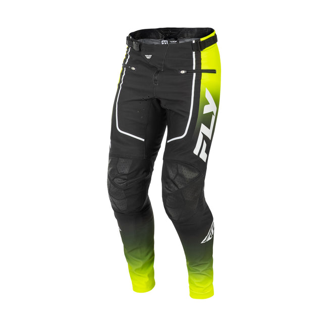 Fly Racing Rayce BMX Race Pants-Lime/Black/White - 3