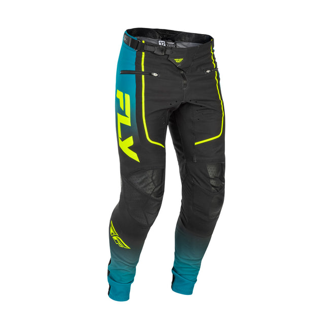 Fly Racing Rayce BMX Race Pants-Teal/Black/Lime - 1