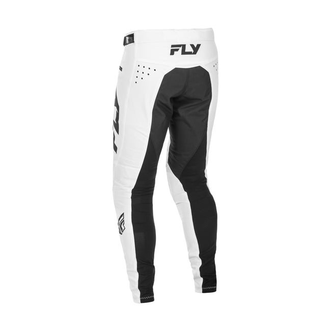 Fly Racing Rayce BMX Race Pants-White/Black - 3