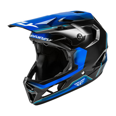 Fly Racing Rayce Repeat BMX Race Helmet-Black/Blue