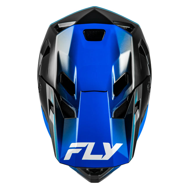 Fly Racing Rayce Repeat BMX Race Helmet-Black/Blue - 3