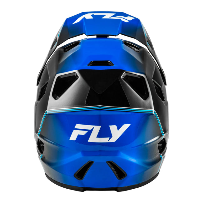 Fly Racing Rayce Repeat BMX Race Helmet-Black/Blue - 4