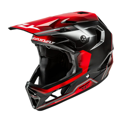 Fly Racing Rayce Repeat BMX Race Helmet-Black/Red