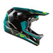 Fly Racing Rayce Repeat BMX Race Helmet-Black/Teal/Hi-Viz - 2