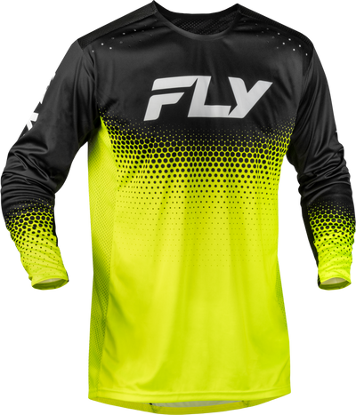 Fly Racing Rayce Sonar BMX Race Jersey-Hi-Viz/Black/White
