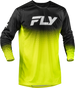 Fly Racing Rayce Sonar BMX Race Jersey-Hi-Viz/Black/White - 1