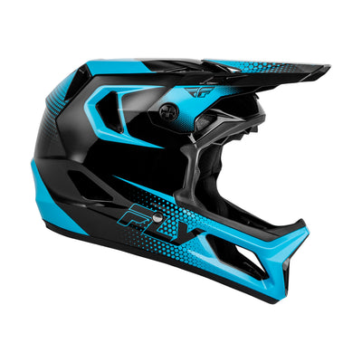 Fly Racing Rayce Sonar BMX Race Helmet-Black/Electric Blue