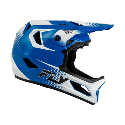 Fly Racing Rayce Sonar BMX Race Helmet-Blue/White/Black