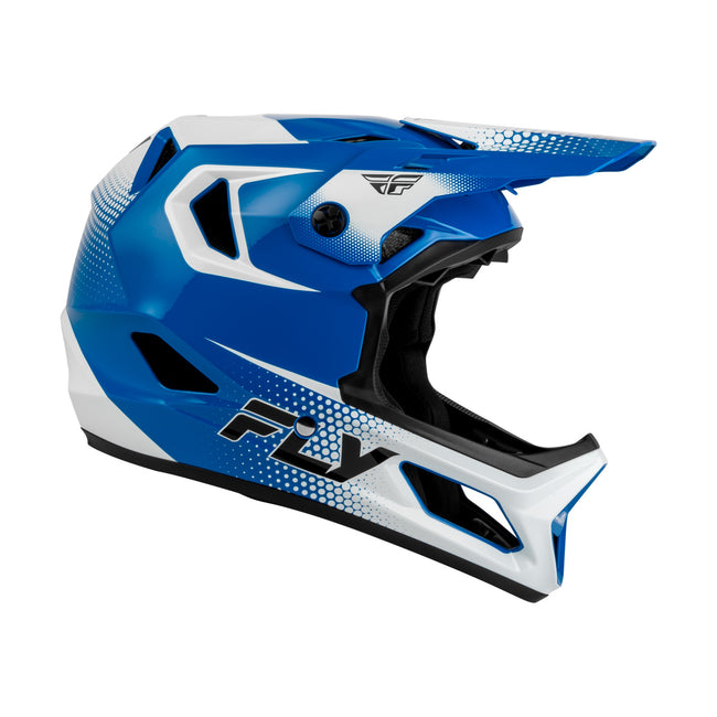 Fly Racing Rayce Sonar BMX Race Helmet-Blue/White/Black - 1