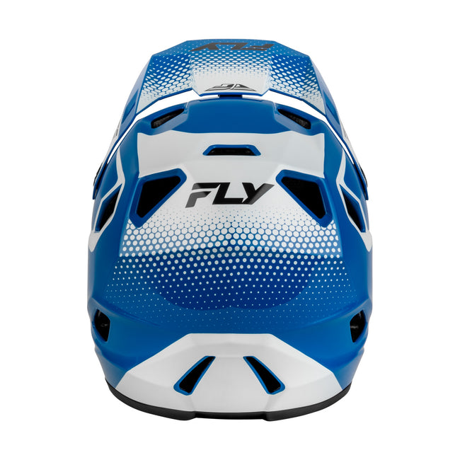 Fly Racing Rayce Sonar BMX Race Helmet-Blue/White/Black - 4