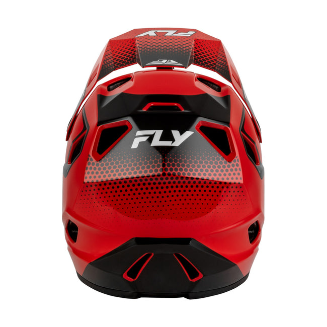 Fly Racing Rayce Sonar BMX Race Helmet-Red/Black/White - 4
