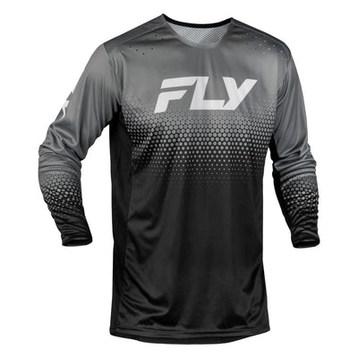 Fly Racing Rayce Sonar BMX Race Jersey-Black/Grey/White