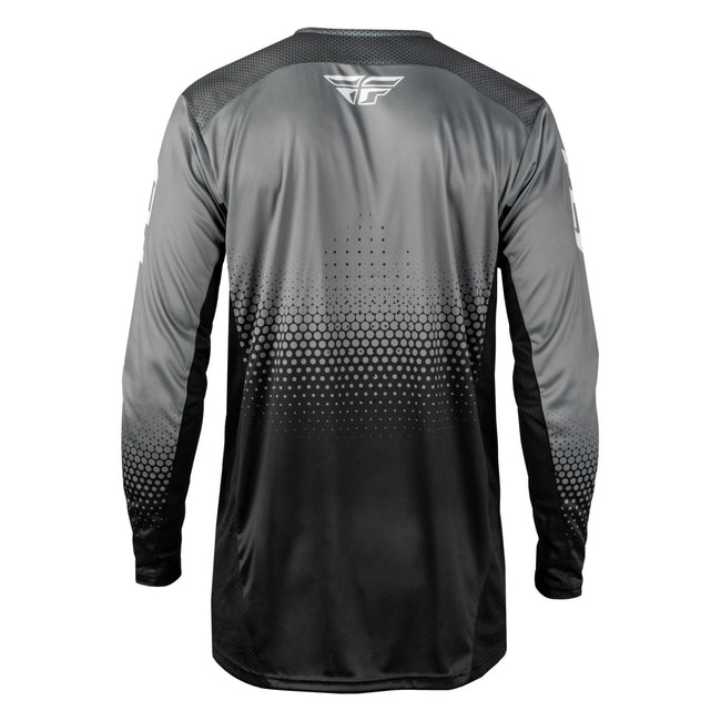 Fly Racing Rayce Sonar BMX Race Jersey-Black/Grey/White - 2