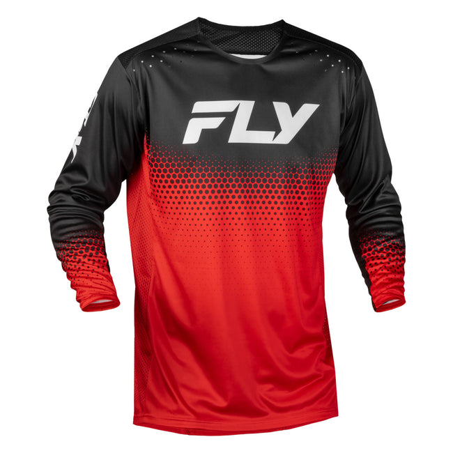 Fly Racing Rayce Sonar BMX Race Jersey-Red/Black/White - 1