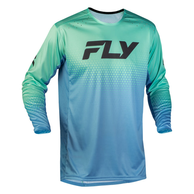 Fly Racing Rayce Sonar BMX Race Jersey-Teal/Aqua - 1