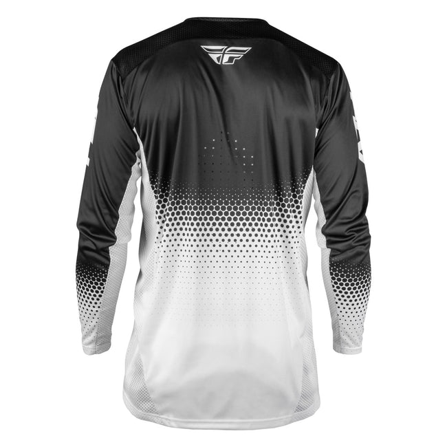 Fly Racing Rayce Sonar BMX Race Jersey-White/Black - 2
