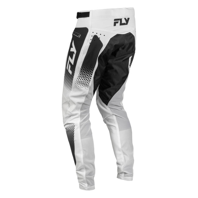 Fly Racing Rayce Sonar BMX Race Pants-White/Black - 3