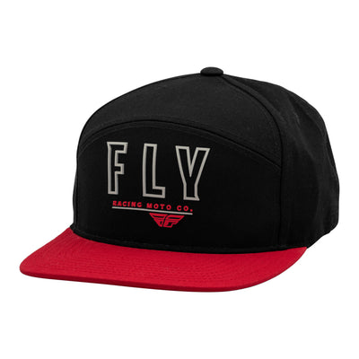 Fly Racing Skyline Snapback Hat-Black/Red