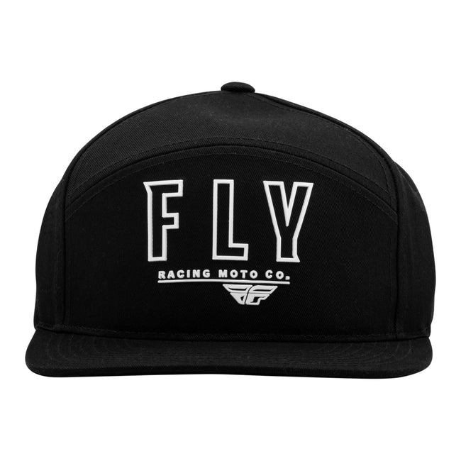 Fly Racing Skyline Snapback Hat-Black/White - 2