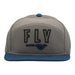 Fly Racing Skyline Snapback Hat-Light Grey/Blue - 2