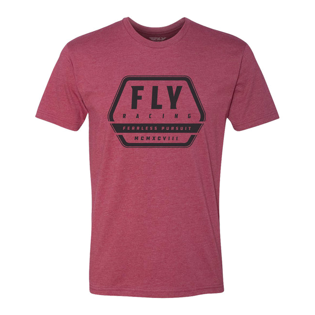 Fly Racing Track T-Shirt-Red - 1