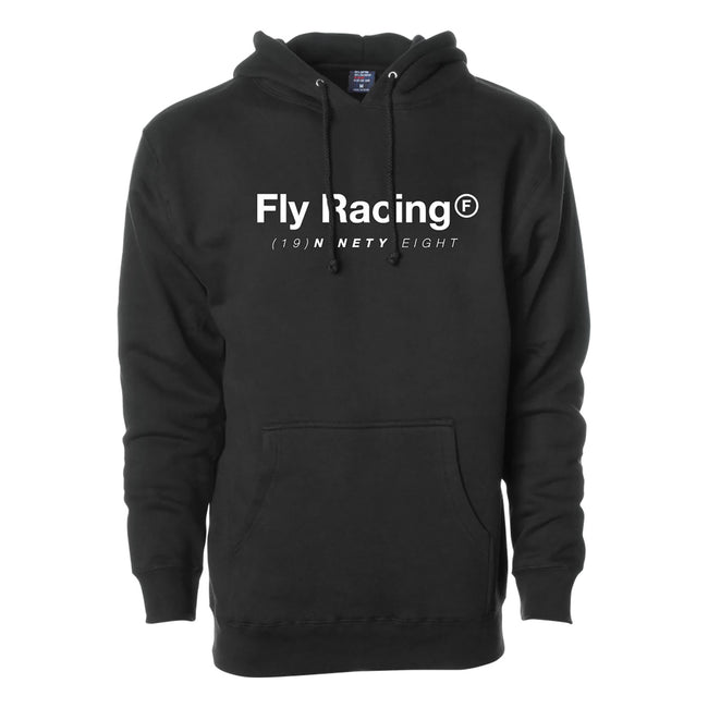 Fly Racing Trademark Hoodie-Black - 1