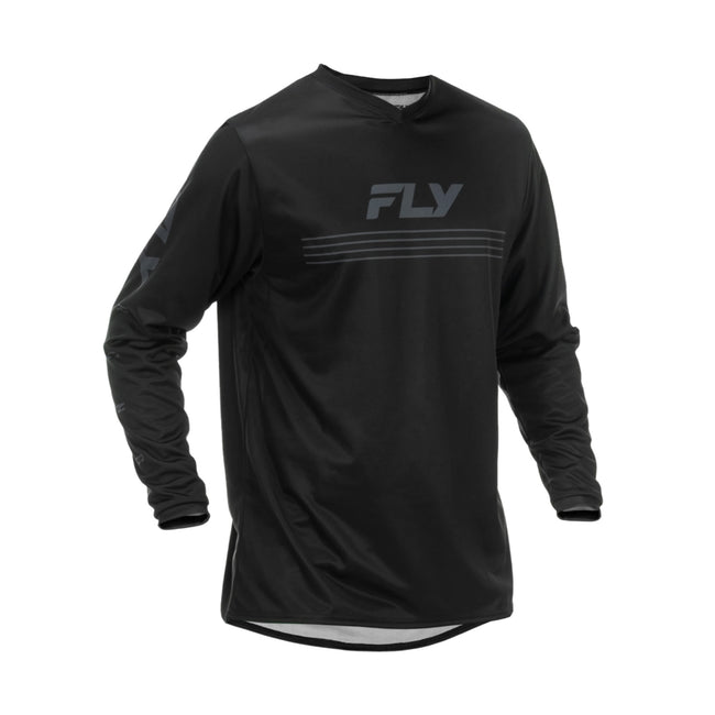 Fly Racing Universal BMX Race Jersey-Black/White - 1