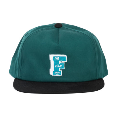 Fly Racing Varsity Snapback Hat-Teal