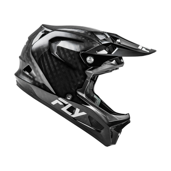 Fly Racing Werx-R Carbon BMX Race Helmet-Flow Black Carbon - 2