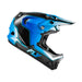 Fly Racing Werx-R Carbon BMX Race Helmet-Flow Black Carbon/Blue/White - 1