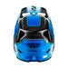 Fly Racing Werx-R Carbon BMX Race Helmet-Flow Black Carbon/Blue/White - 4