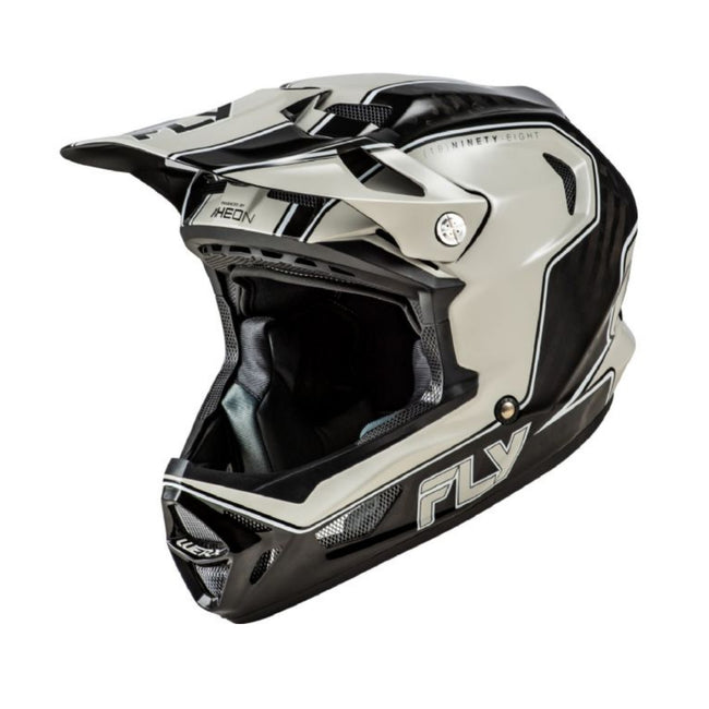 Fly Racing Werx-R Carbon BMX Race Helmet-Flow Black Carbon/Grey - 2