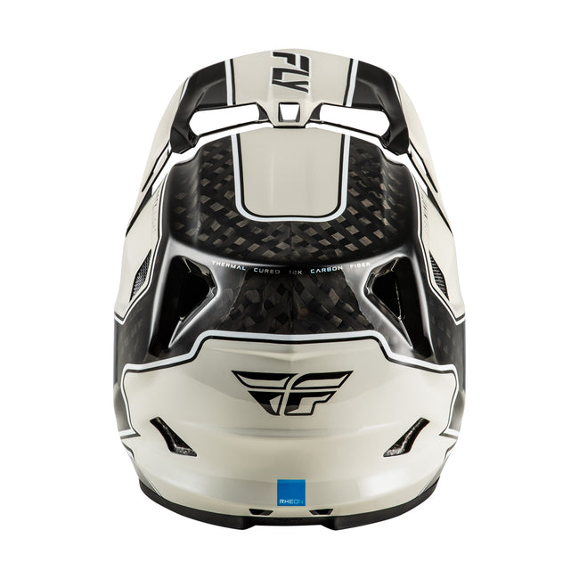 Fly Racing Werx-R Carbon BMX Race Helmet-Flow Black Carbon/Grey - 3