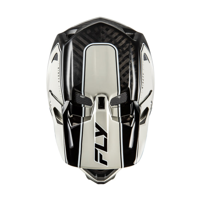 Fly Racing Werx-R Carbon BMX Race Helmet-Flow Black Carbon/Grey - 4