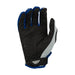 Fly Racing Youth Kinetic BMX Race Gloves-Blue/Light Grey - 2