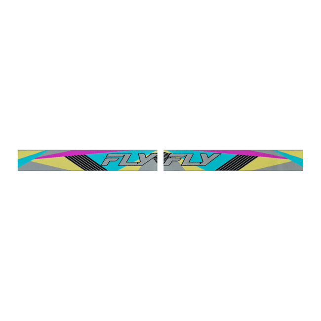 Fly Racing Zone Elite Retro Goggles-Neon w/Magenta Mirror/Blue Lens - 2