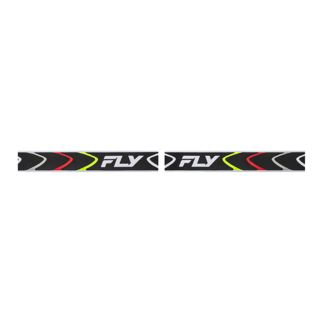 Fly Racing Zone Goggles-Black/White W/Black Mirror/Smoke Lens - 2