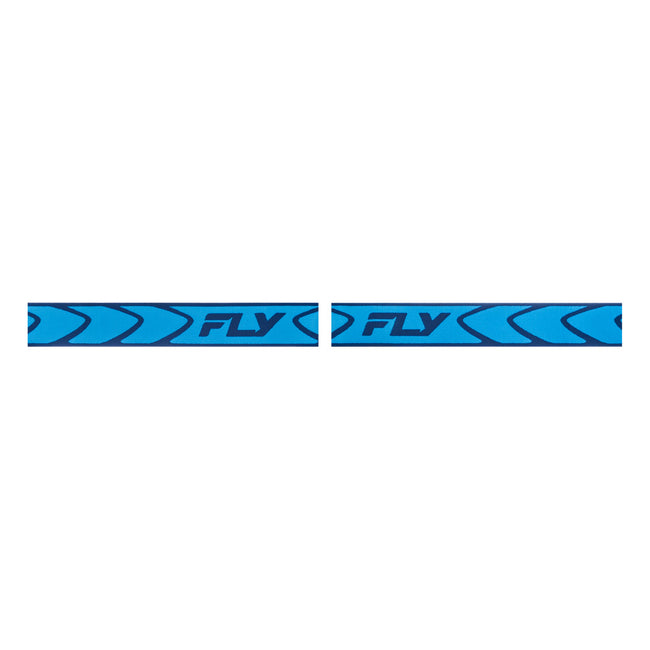Fly Racing Zone Goggles-Blue/Navy W/Black Mirror Smoke Lens - 2
