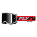 Fly Racing Zone Goggles-Red/Grey w/Black Mirror/Smoke Lens - 1