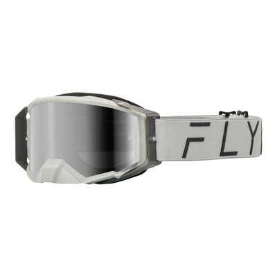 Fly Racing Zone Pro Goggle-Grey with Grey Mirror/Smoke Lens