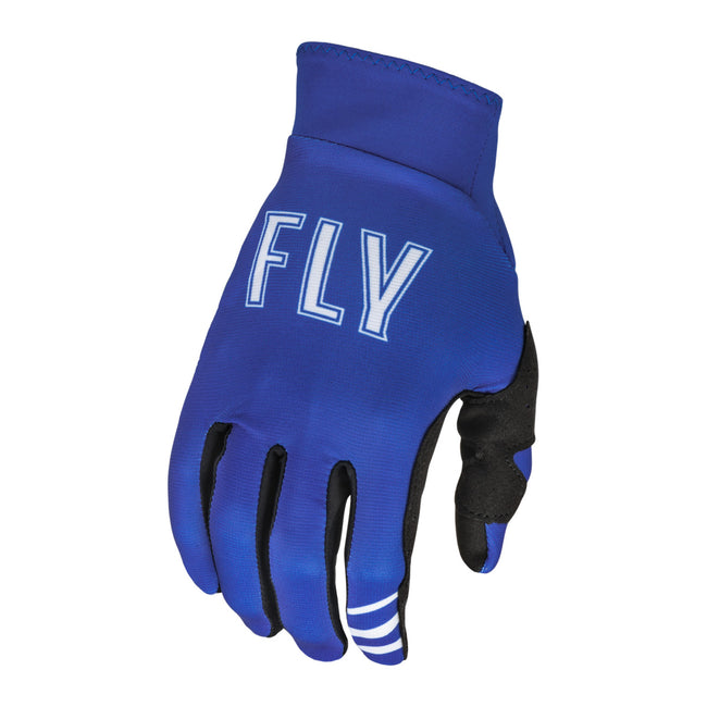 Fly Racing Pro Lite BMX Race Gloves-Blue/White - 1