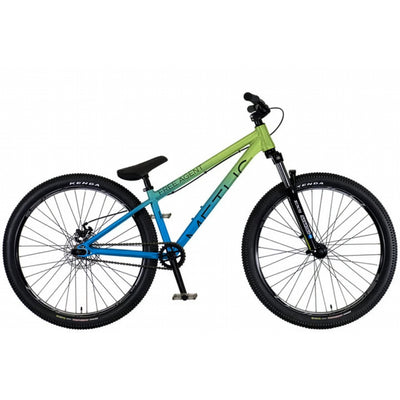 Free Agent Metus 26" Dirt Jumper BMX Bike 22.6"TT-Green/Blue
