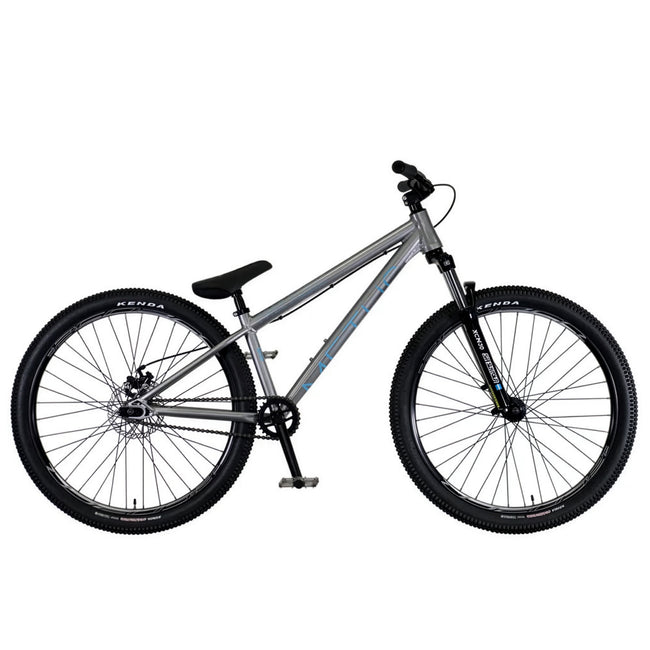 Free Agent Metus 26" Dirt Jumper BMX Bike 22.6"TT-Silver - 1