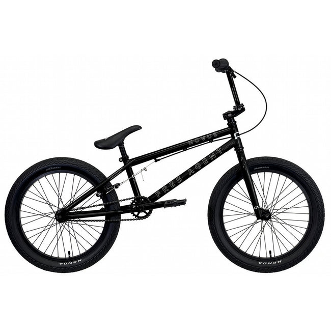 Free Agent Novus 20.5"TT BMX Freestyle Bike-Matte Black - 1